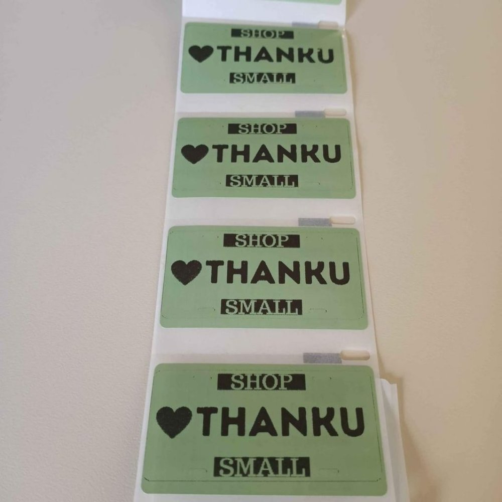 💙100 Shop Small- Shipping Labels Thermal Packaging Stickers 2.25"x1.25"💙